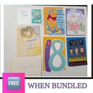 🆓 FREE When Bundled - Bundle of 7 Greeting Cards